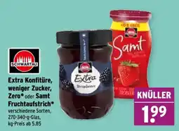 Wasgau Schwartau Extra Konfitüre Angebot