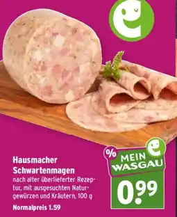 Wasgau Hausmacher Schwartenmagen Angebot