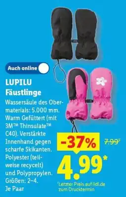 Lidl LUPILU Fäustlinge Angebot
