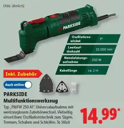 Lidl PARKSIDE Multifunktionswerkzeug Angebot