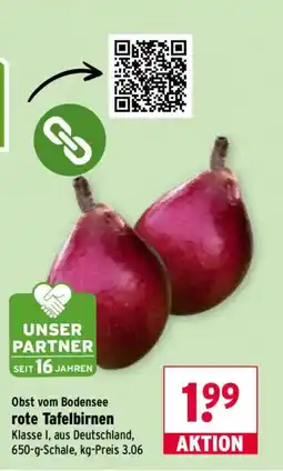 Wasgau rote Tafelbirnen Angebot