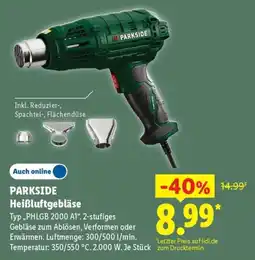 Lidl PARKSIDE Heißluftgebläse Angebot
