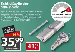 Sonderpreis Baumarkt Schließzylinder GERA 6500MC Angebot