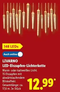 Lidl LIVARNO LED-Eiszapfen-Lichterkette Angebot