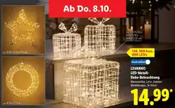 Lidl LIVARNO LED-Metall-Deko-Beleuchtung Angebot