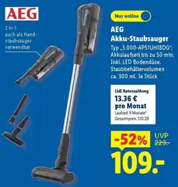 Lidl AEG Akku-Staubsauger Angebot
