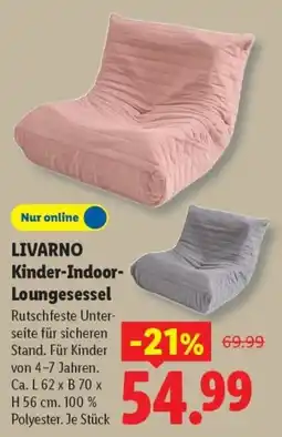 Lidl LIVARNO Kinder-Indoor-Loungesessel Angebot