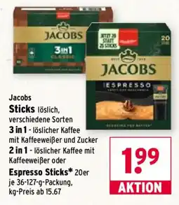 Wasgau Jacobs Sticks Angebot
