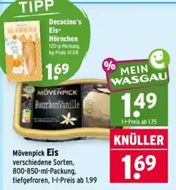 Wasgau Mövenpick Eis Angebot
