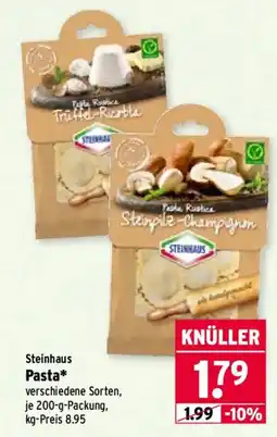 Wasgau Steinhaus Pasta* Angebot