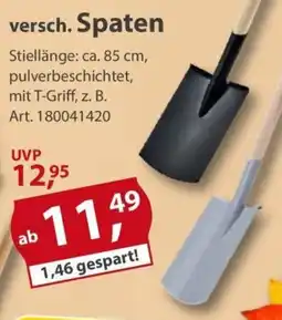 Sonderpreis Baumarkt versch. Spaten Angebot