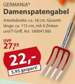 Sonderpreis Baumarkt GERMANIA Damenspatengabel Angebot