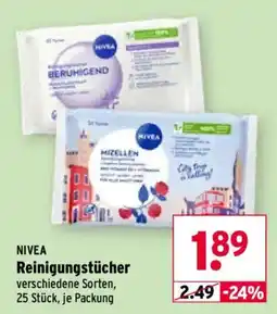 Wasgau NIVEA Reinigungstücher Angebot