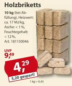 Sonderpreis Baumarkt Holzbriketts Angebot