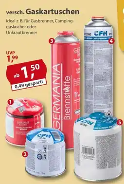 Sonderpreis Baumarkt versch. Gaskartuschen Angebot