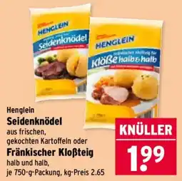 Wasgau Henglein Seidenknödel Angebot