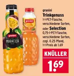 Wasgau granini Trinkgenuss Angebot