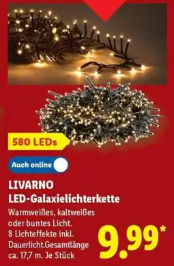 Lidl LIVARNO LED-Galaxielichterkette Angebot