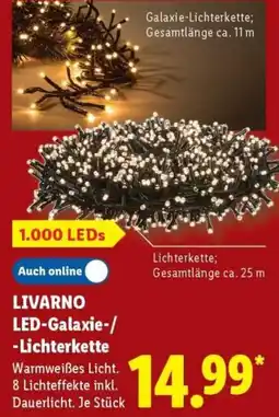 Lidl LIVARNO LED-Galaxie-/Lichterkette Angebot