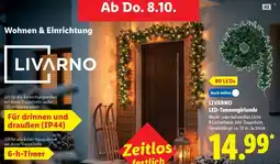 Lidl LIVARNO LED-Tannengirlande Angebot