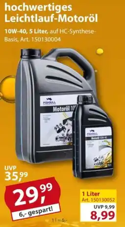 Sonderpreis Baumarkt FISHBULL Motoröl 10W-40 Angebot