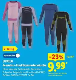 Lidl LUPILU Seamless-Funktionsunterwäsche Angebot