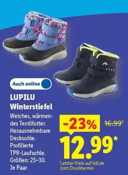 Lidl LUPILU Winterstiefel Angebot