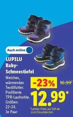 Lidl LUPILU Baby-Schneestiefel Angebot