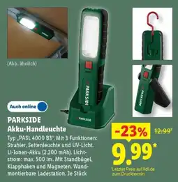 Lidl PARKSIDE Akku-Handleuchte Angebot