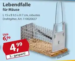Sonderpreis Baumarkt Lebendfalle für Mäuse Angebot