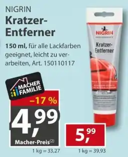Sonderpreis Baumarkt NIGRIN Kratzer-Entferner Angebot