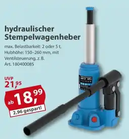 Sonderpreis Baumarkt hydraulischer Stempelwagenheber Angebot