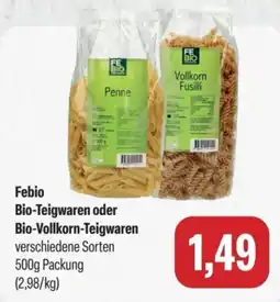 Feneberg Febio Bio-Teigwaren oder Bio-Vollkorn-Teigwaren Angebot