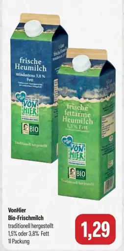 Feneberg VonHier Bio-Frischmilch Angebot