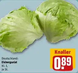REWE Eisbergsalat Angebot