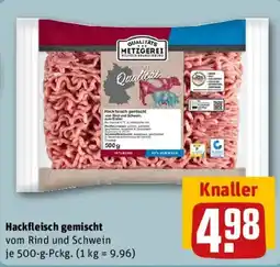 REWE Hackleisch gemischt Angebot
