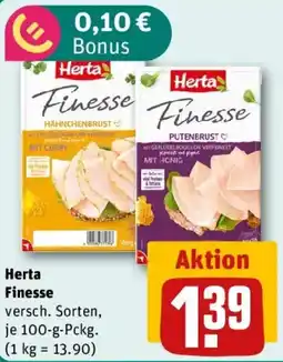 REWE Herta Finesse Angebot