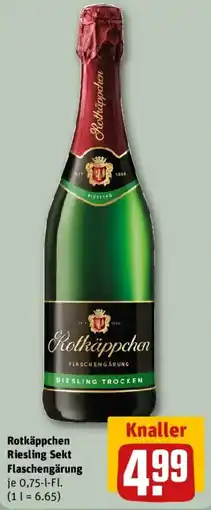 REWE Rotkäppchen Riesling Sekt Flaschengärung Angebot