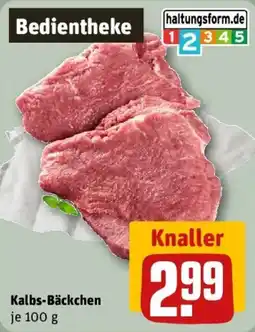 REWE Kalbs-Bäckchen Angebot