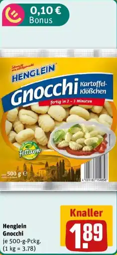 REWE Henglein Gnocchi Angebot