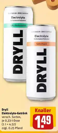 REWE Dryll Elektrolyte-Getränk Angebot