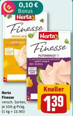 REWE Herta Finesse Angebot