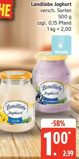 Marktkauf Landliebe Joghurt Angebot