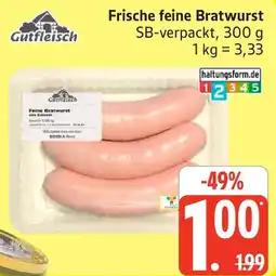 Marktkauf Frische feine Bratwurst Angebot