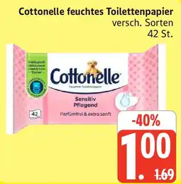 Marktkauf Cottonelle feuchtes Toilettenpapier Angebot