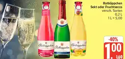 Marktkauf Rotkäppchen Sekt oder Fruchtsecco Angebot