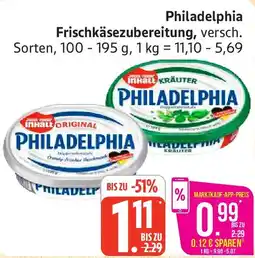 Marktkauf Philadelphia Frischkäsezubereitung Angebot