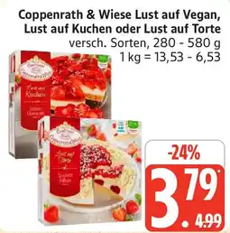 Marktkauf Coppenrath & Wiese Lust auf Vegan, Lust auf Kuchen oder Lust auf Torte Angebot