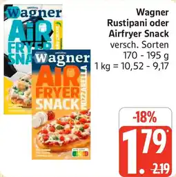Marktkauf Wagner Rustipani oder Airfryer Snack Angebot