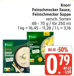 Marktkauf Knorr Feinschmecker Sauce, Feinschmecker Suppe Angebot